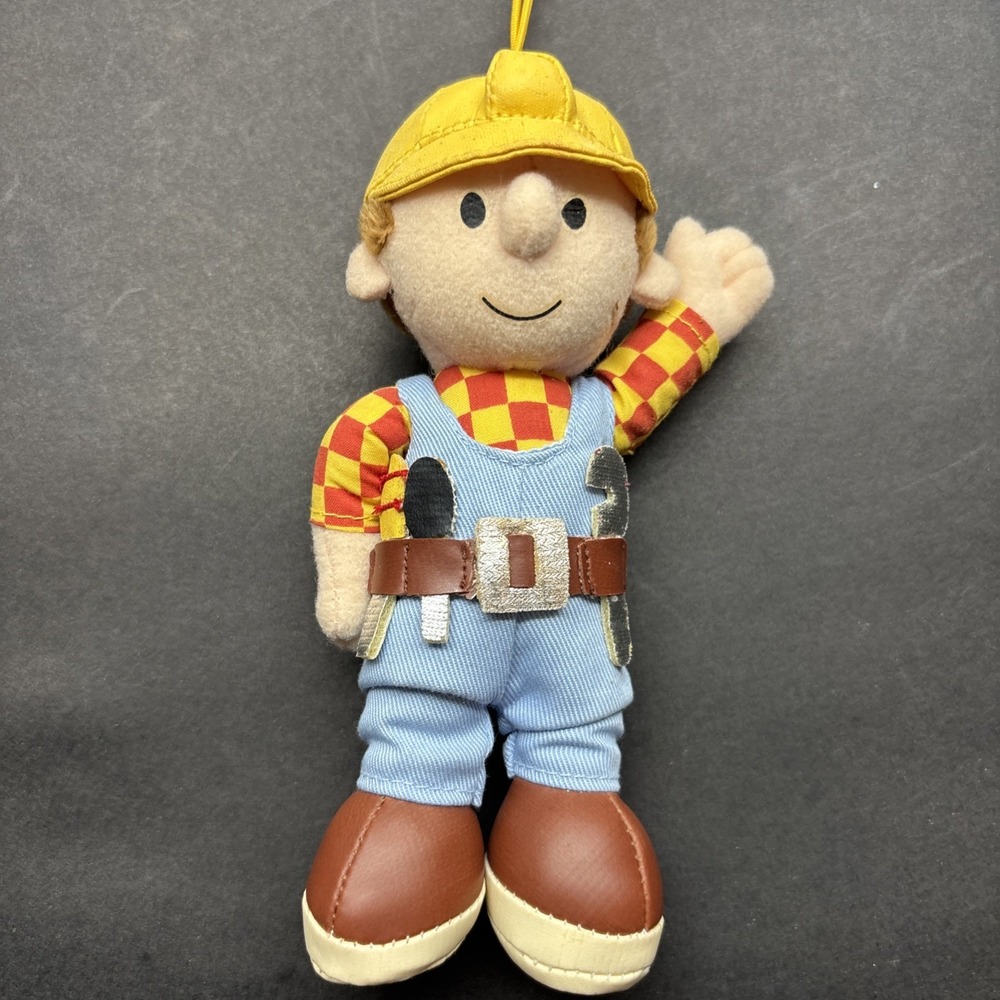 Kurt S Adler  Bob The Builder 6" Plush Collectible Ornament Christmas‎